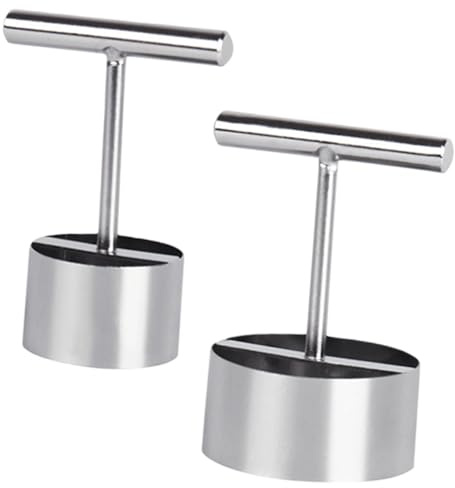 AUTSUPPL 2 pièces Dénoyauteur Fruits Inoxydable Outil Pratique Vide Pomme Poire Corer Cuisine Maison