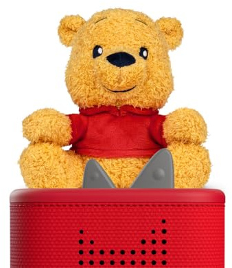 tonies Caja de Cuddle Tonie, Disney Winnie The Pooh – Winnie The Pooh de Peluche, Figura de Audio con 3 Historias para Abrazar para Niños a Partir de 3 Años, Duración Aprox. 43 Minutos