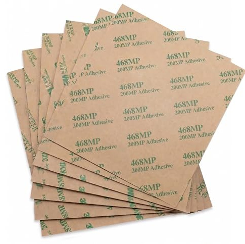 VCH 468MP Adhesive Transfer Tape Sheets 4in x 4in (6-Pack)