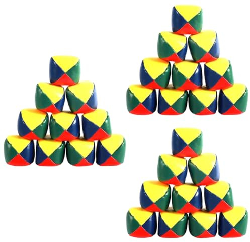 Jnchdghwa Palle da Giocoleria Morbide e Colorate per Principianti, Set in Bulk di 30 Pezzi per Bambini e Adulti, Include Stile Beanbag.