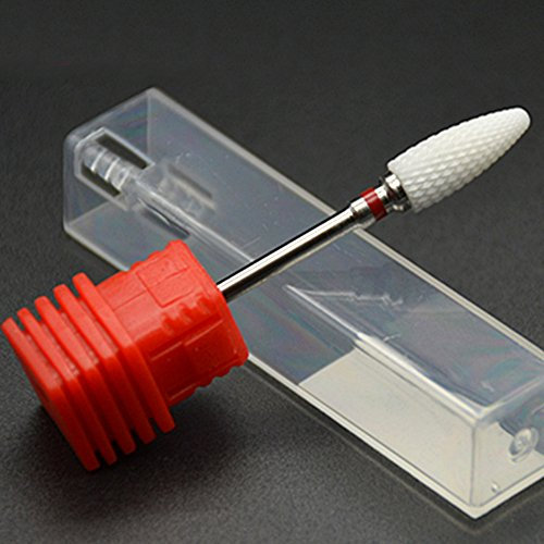 Punte in ceramica per fresa unghie, ideale per nail art e manicure, accessorio beauty