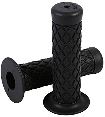 Motorrad Griffe 22mm Lenkergriffe Gasgriff 7/8 Zoll Vintage Softgummi Universal Lenker Handgriffe für Motorrad Dirt Bike Cafe Racer Chopper