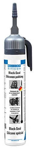WEICON Black-Seal / 200 ml/Adhésif silicone/Pâte d'étanchéité polyvalente/noir