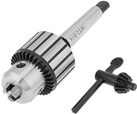 AYNEFY Bohrfutter, 1~13 mm Kapazität, Hartstahl, Dorn Schlüsseltyp Bohrfutter Mini-Drehmaschine Werkzeug für Bohrmaschinen für Zentrierung, Bohren, Gewindebohren,