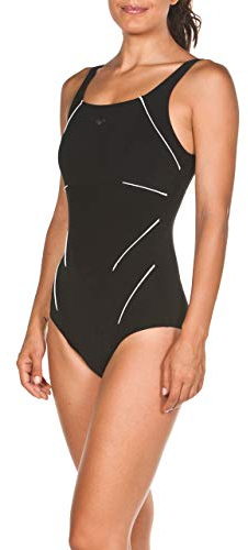 Arena Jewel Low R Costume Intero Donna Coppa C, Costume da Bagno Modellante Bodylift, Tecnologia Power Mesh, Tessuto Arena Sensitive Fabrics Resistente al Cloro
