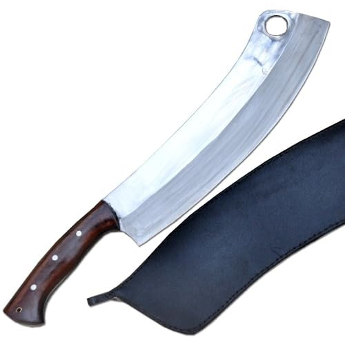 THE NEPAL 12-Zoll-Klinge, großes Hackmesser, Machete, 4 Zoll breites Hackmesser, Hackmesser