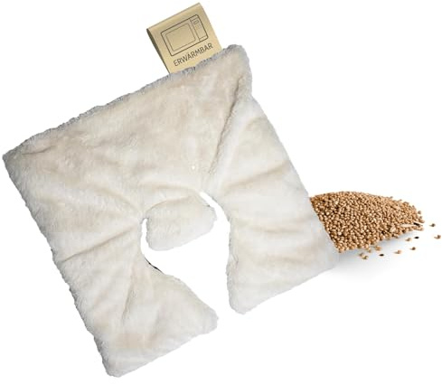Habibi Plush Premium – Rücken- und Schulterwärmer (Creme)