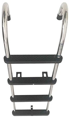 Ausziehbare Dock-Leitern, 4 Schritt Edelstahl Heavy Duty Teleskopieren Transom Swim Deck, Unter Plattform Slide Mount Für Marine Yacht Boot Schwimmen