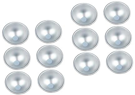 TOPBATHY 2 Set Di Robusti Semicircolari in Lega Di Alluminio Antiaderenti Per Muffin E Tortine Conduttivi Al Calore Per Una Cottura Uniforme 6 Pezzi * 2