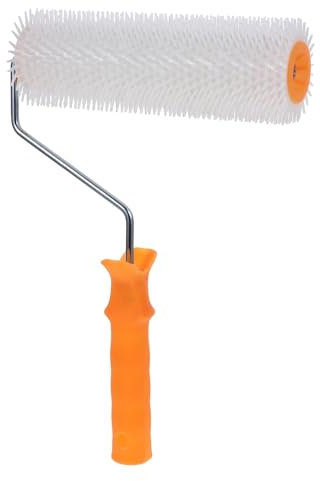 YYSHOP 23 cm Stachelwalze, robust, langlebig, hochwertige Estrichwalze mit Stacheln, Bodenwalze, Pinselwalze for Zuhause und Zimmer cuicui