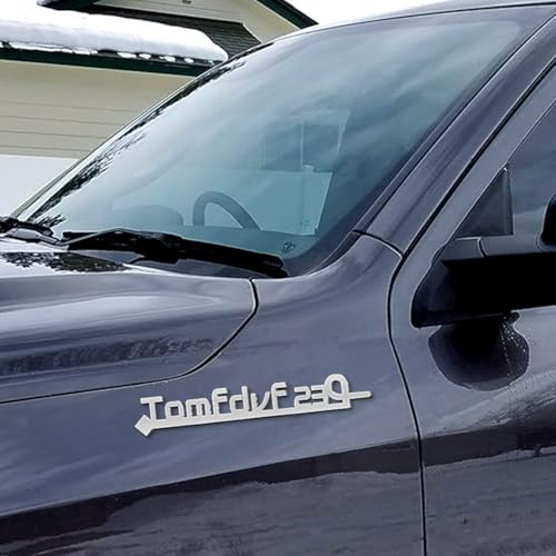 ALICESER Personalisiertes Auto-Emblem, Text, Zahlen, Buchstaben, benutzerdefiniertes 3D-Metall-Klebeband, Auto-Embleme, Aufkleber-Banner für Autos, LKW, SUV, Motorrad, Fahrzeugbeschriftung (Design 2)