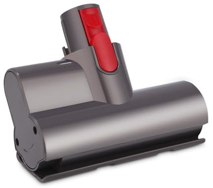 SOBEAU Mini Cepillo Motorizado para Dyson V15 V11 V10 V8 V7 Aspirador, Mini Boquilla Turbina Recambio, Accesorios para Colchones, Sofá, Escaleras
