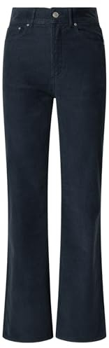 Pepe Jeans High Waist Flare Willa Corduroy byxor, blå (Dulwich Blue), 25 W x 32 l dam, Blå (Dulwich Blue), 25W / 32L