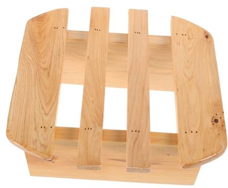 FOMIYES Footbath Sauna Footstool Round Wooden Footrest for Feet Relax Bathroom Stool Sauna Use Foot Soak