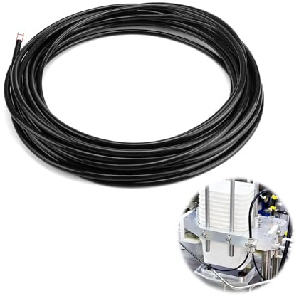 Lot de 10 tuyaux en silicone 4 mm diamètre intérieur x 6 mm diamètre extérieur 10 m de longueur - Tuyau à air d'aquarium - Tuyau en silicone pour appareils pneumatiques, transfert de pompe et