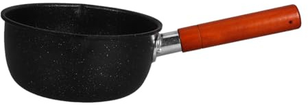 GLEAVI Pentola Per Latte Antiaderente in Acciaio Inossidabile 1,2l Con Manico Isolante, Cuocilatte e Scaldavivande Per Uso Domestico, Adatta Per Fornelli a Gas e Induzione