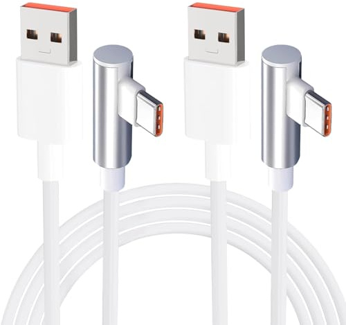 Wonvify Câble USB C Charge Rapide 120W 6A, USB Type C 1.8M Charge Turbo pour 15/14/13T/12X/12T/11T Pro/11 Lite/10T/Ultra/13/12/11/10/ Mi 11, pour 120W/90W/67W/55W/50W/45W/33W