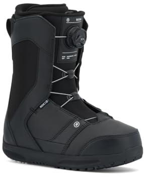 Ride Rook - Botas de snowboard para hombre, color negro, talla 12