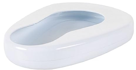 VERDANVERSE Bassin de Lit Portable Unisexe Pot pour Patient Alité Surface Douce Facile à Nettoyer Confortable pour Personnes Âgées et Adultes Usage Hospitalier et Domicile
