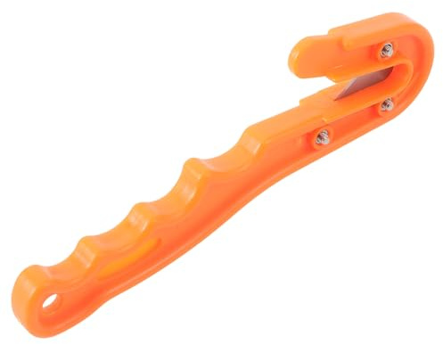 FUNOMOCYA Tagliacorda Subacqueo Arancione in Acciaio e Pp Antiruggine con Forma Ergonomica, Cutter Efficiente per Immersioni Subacquee e Salvataggio in Acqua