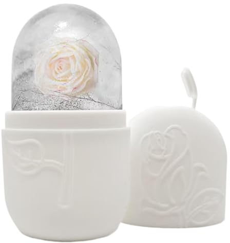 Rodillo de Hielo Facial Masajeador Frío Facial Reutilizable | Relajación Muscular para Rutinas de Belleza en Casa y Cuidado Diario de la Piel