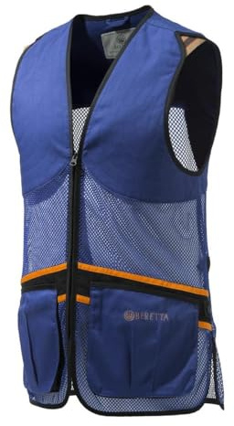 Beretta Herren Schießweste Full Mesh, Blau, XL, GT671T15530560
