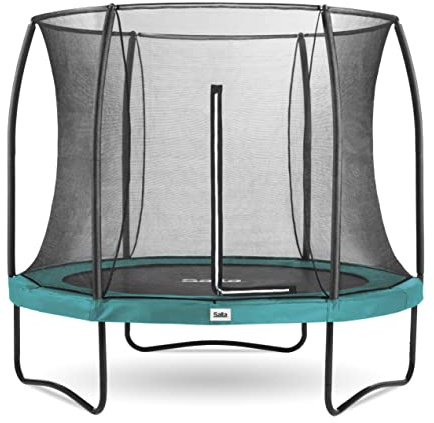 Salta Comfort Edition - Trampolin mit Sicherheitsnetz - ø183cm - Grün | TÜV geprüft, Rundes Trampolin, Gartentrampolin - Set mit Sprungmatte, Sicherheitsnetz, Federn, Randabdeckung
