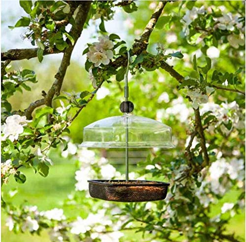 Garden Mile Hanging Bird Feeder Mealworm and Suet Feeder for Small Birds Garden Decorations Bird Watching Large