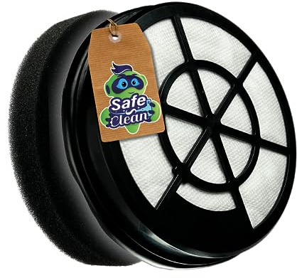 SAFE 'N CLEAN Filtro compatible con aspiradoras AmazonBasics VCS35B15KC -70, B071VNCNLF, juego de piezas de repuesto para filtros cilíndricos