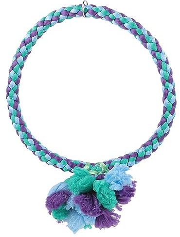 VANZACK Parrot Baumwollseil Schaukel Für Vögel Und Langlebig Für Wellensittiche Und Papageien Als Kletter Und Spielzeug Im Vogelkäfig