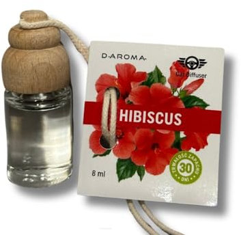 Rimorchio auto D-Aroma Car Diffuser 8 ml – Deodorante per ambienti, ibiscus – ibisco