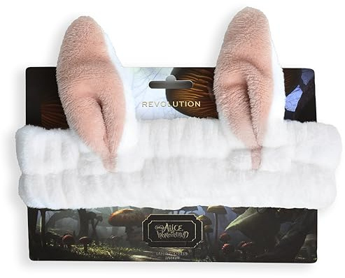 Revolution Beauty, Disney's Alice in Wonderland x Revolution March Hare Hautpflege-Stirnband zum Gesicht Waschen und Make-up