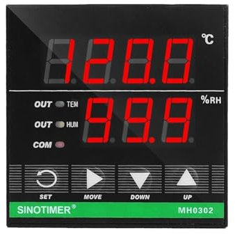 KMGUZRRWD Contrôleur numérique Intelligent de température et d'humidité, Interrupteur de contrôle de Condensation, Thermostat, hygromètre, MH0302, 12V