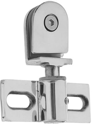 Veemoon Charnière Application Polyvalente Argenté Porte Pivotante en Acier Inoxydable Design Moderne et Simple Facile à Serrer pour Porte de Bain pour Salle de Bain