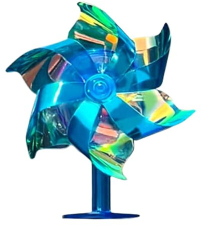 Handlebar Pinwheel Decoration, LED Scooter Windmill, Motorcycle Rotary Fan, Colourful Wind Spinner, Electric Scooter Bike Handlebar, Eye-catching Windmill for Home, Car Dashboard, Outdoor Ride