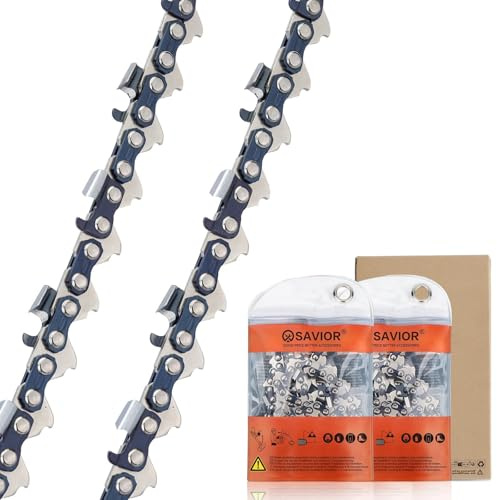 SAVIOR 40cm Sägeketten .325 1,3mm 67TG, für Stihl MS271 MS261 MS310 MS311 | Kompatibel mit 3690 000 0067, Vollmeißel Ketten, 2 Stück