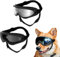 FOSDICK 2 PCS Hundebrille, Brille Hund UV-Schutz, Hunde Brille Winddicht, Sonnenbrille Hund mit Verstellbare Riemen, Hundesonnenbrille für Mittel Große Hunde, zum Autofahren, Outdoor-Aktivitäten