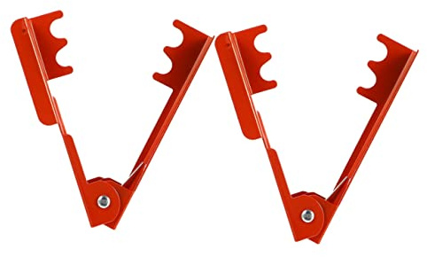 Toddmomy Lot De 2 Éplucheurs D'épines De Rosiers en Fer Rouges, pour Jardinage Manuel Et Fleuristerie, Outils Robustes Et Précis, Adaptés à L'entretien des Tiges De Roses Et Fleurs D'extérieur