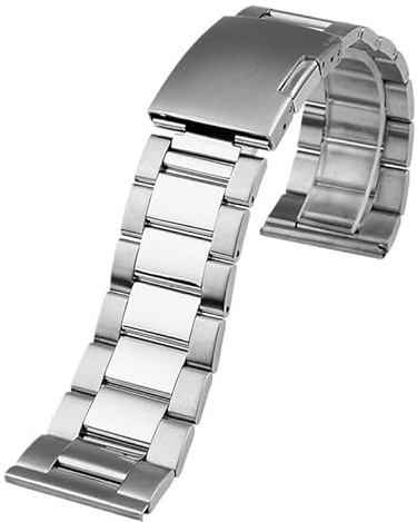 hoosouk Edelstahl-Uhrenkette für Sevenfriday P2/M2S2-Armband(Silver)