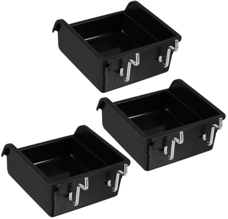 SEWACC 3 Pièces Accessoires pour Organisateur De Panneau Perforé Bacs pour Rangement Outils Bacs De Rangement pour Panneau Perforé Panier pour Mur Mural pour Atelier Organisateur