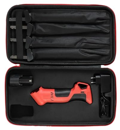 Zambuph Cuchillo de talla eléctrica ergonómico, fácil de limpiar y duradero con batería, cuchillo talla eléctrica para carne y pavo afilado, 1 batería