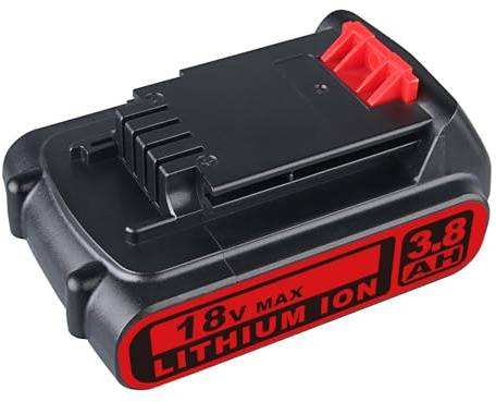 JKSOVIA 20V 3.8Ah LBXR20 Battery Replacement for Black & Decker Cordless Power Tools