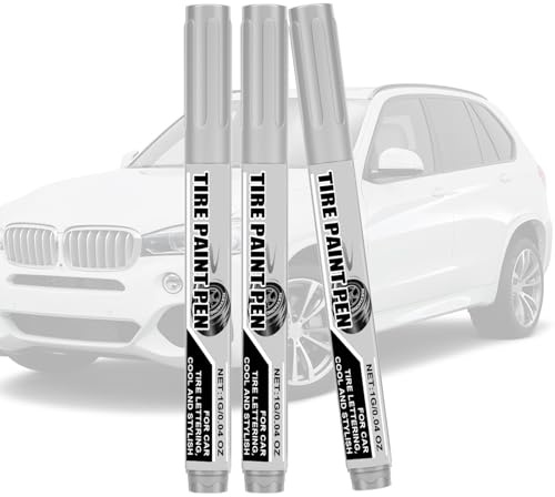 Stylo De Peinture Marqueur Pour Pneus | Marqueur De Réparation Instantanée Sûr Portable Imperméable | Stylo Éliminateur De Rayures - Pour Automobile Berlines Camions VUS Maison Intérieur Extérieur Gar