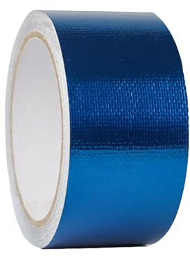 Wswqop Tent Repair Tape, Tarpaulin Repair Tape, Shed Tape, Versatile Repair Kits for Campervan Covers, Tarpaulin Repair, 5m Long Pipe Sealing Tape, Blue 5cm