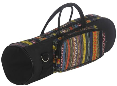 TOYANDONA Bolsa de Trompeta Portátil de Tela Oxford para Proteger y Transportar Trompeta Diseño Compacto Adecuado para Músicos en Movimiento Color Aleatorio