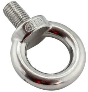 Tornillo Con Argolla 1 perno de ojo elevación acero inoxidable 304 M5 M6 M8 M10 M12 pernos marino pesado tornillo(M6)