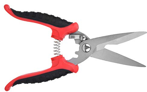 Yinhing Forbici per Cavi Elettronici Attrezzo Manuale Multifunzionale in Acciaio Inossidabile con Impugnatura Antiscivolo per Uso Orticolo Industriale e Fai-da-te (Forbici elettroniche