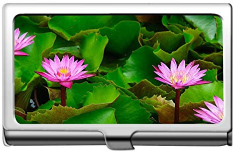 Yanteng Pink Lotus Visitenkartenetui-Lotus Visitenkartenetui