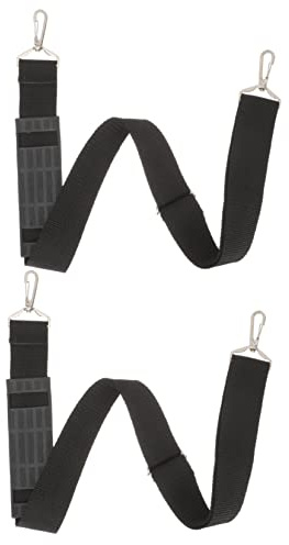 Milisten 2 Stücke Rucksack Geigenkoffer Gurt Gepolsterter Schultergurt Gitarrengurt Rucksack Hüftgurt Verstellbarer Taschengurt Ersatz Geigenkoffer Gürtel Geigentaschengurt