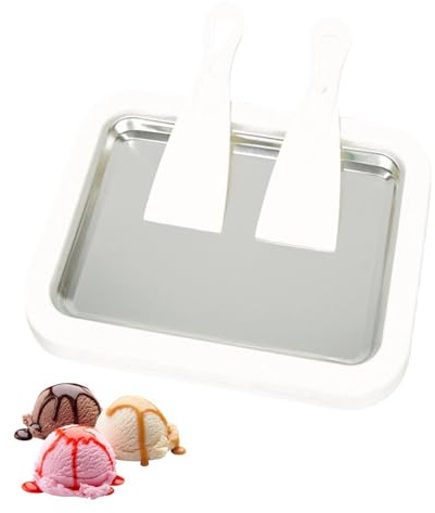 Gelatiera istantanea, ideale per preparare gelato morbido e gelato (bianco)